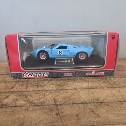 Ford Gt 40 Club Maßstab 1:24 von Majorette Neu in OVP 4214