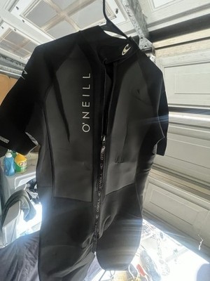 O'NEILL Reactor-2 2mm Black/Black Back Zip Short Sleeve Spring Wetsuit MT
