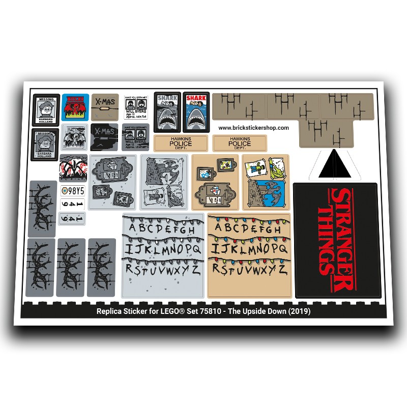 Replacement Sticker for Set 75810 - The Upside Down | eBay