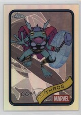 2025 Topps Chrome Marvel Comics Refractor Throg #46 16wc