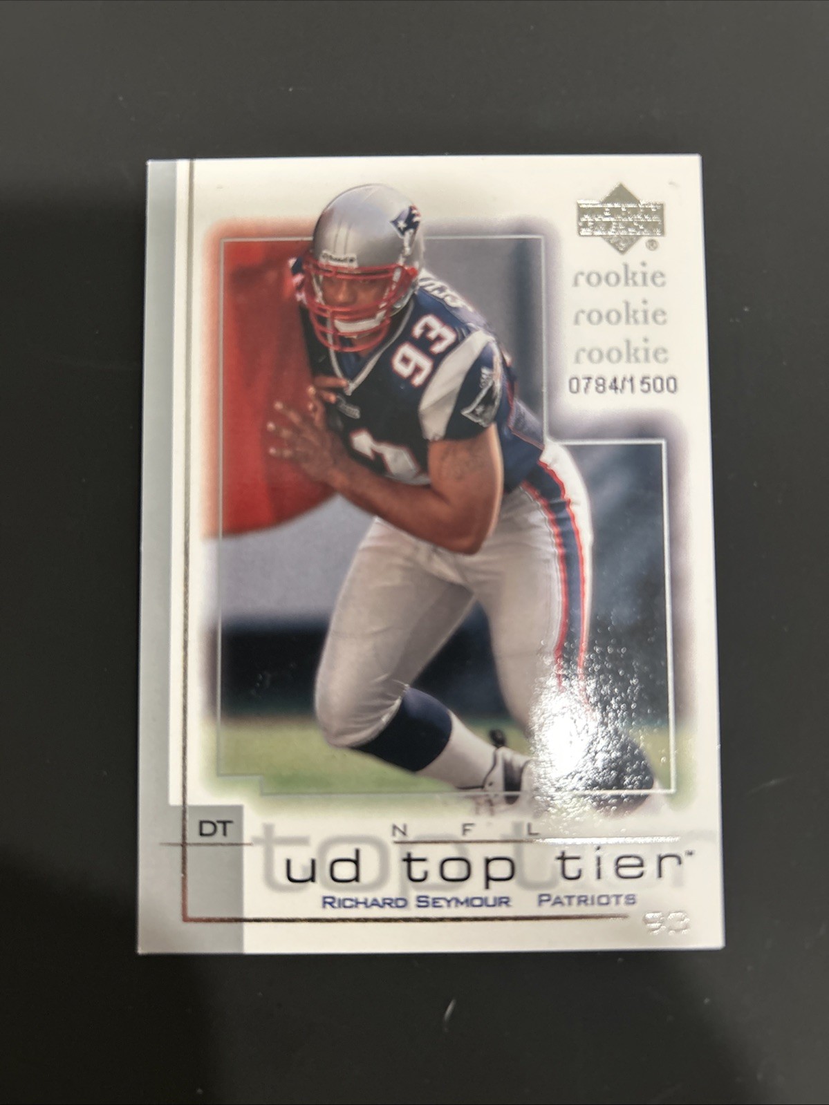 Richard Seymour Upper Deck Top Tier #252 Base