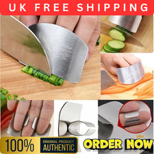 2/1 Pcs Stainless Steel Knife Finger Guard Hand Protector Cutting Protect Tools