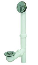 PROFLO PFWO402 Chrome 1-1/2" Plastic Tubular Tub Drain Fitting