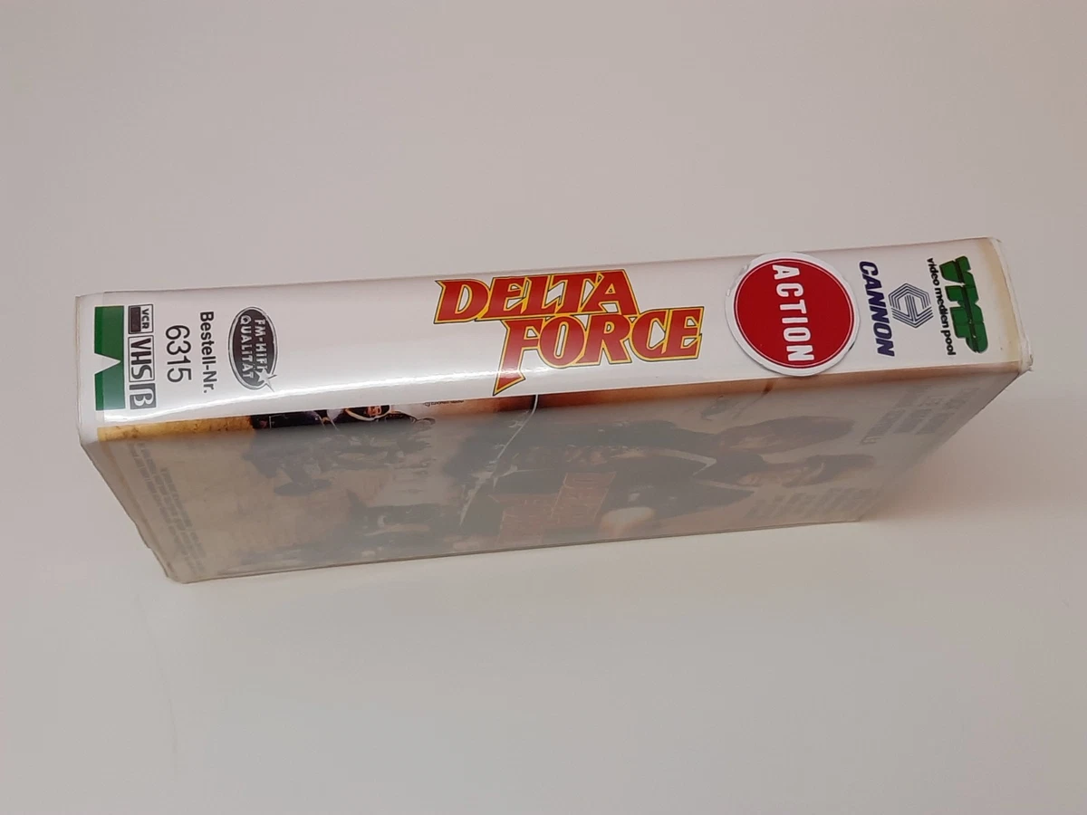 Delta Force 1986 Uncut VHS German PAL Cannon VMP Video Chuck Norris Lee Marvin