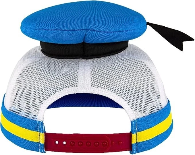 Exclusiva gorra de béisbol de espuma de malla facial de pato Donald de los parques de Disney sombrero adulto Foto 2 de 2