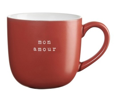 ASA Selection Tasse mon amour Henkelbecher hey! 0,6L Porzellan