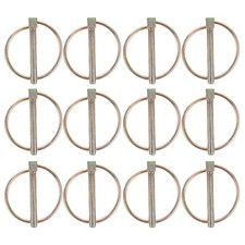 12 Pcs Ring Type Pin Farm Tractor Lock Pins Heavy Duty Equipment