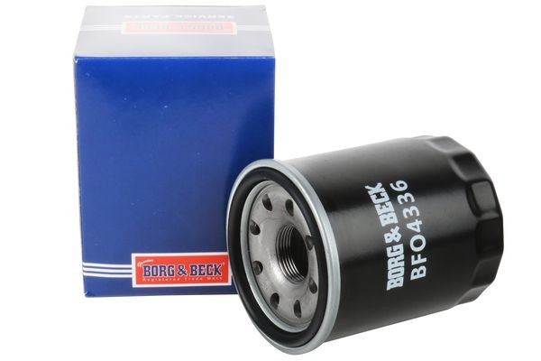 BORG & BECK BFO4336 Oil Filter Spin-On 83mm Outer Diameter Fits Isuzu D-Max