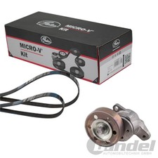 GATES Micro-V Kit KEILRIPPENRIEMEN-SATZ passend für TOYOTA AVENSIS COROLLA |