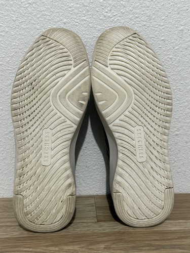 SKECHERS Court Break Doble Ventilación Manos Libres Para Hombre Sin Cordones Talla 9 Coñac - Imagen 7 de 11