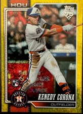 2025 Topps Kenedy Corona Yellow Parallel Rookie /399 Houston Astros