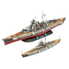 Revell Gift Set The Legendary Bismarck 1:700 & 1:1200 Warship Model Kit 05637