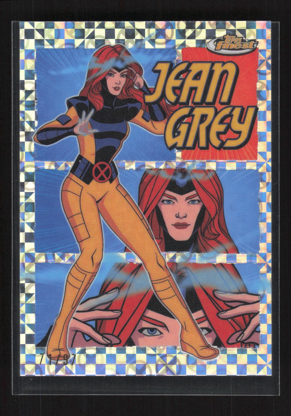 2025 Topps Finest X-Men '97 #RI-2 Jean Grey Remember It X-Fractor #/97