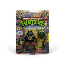 Leo The Sewer Samurai TMNT 1990 Playmates Figure MOC Unpunched