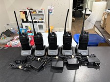  LOT OF 5 Kenwood NX-1000 Series UHF Transceiver NX-1300-K w/ Charger