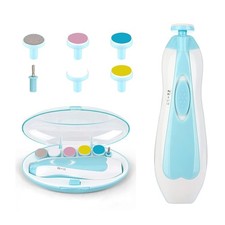 Cortauñas Para Los Dedos y Pies Bebes Eléctrica Cortador Lima De Uñas Kit Rosa