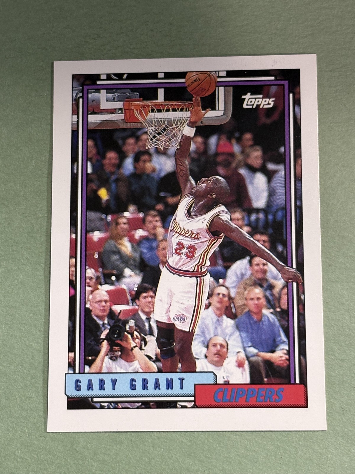 Gary Grant 1992-93 Topps Los Angeles Clippers #164 *9150*