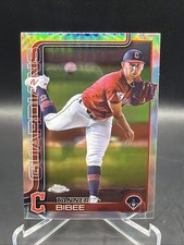 Tanner Bibee 2025 Topps Chrome Refractor #236 Cleveland Guardians