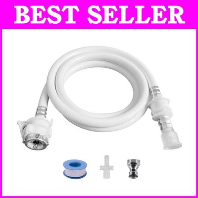 Twin Tub Washer PVC Hoses, Quick Connect Adapters, 6.56FT
