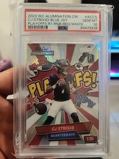 2023 Wild Card Comix CJ Stroud Stealth Foil Jersey /25 (RC) ROY PSA 10