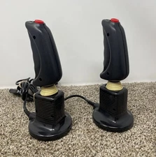 Atari 2600 Video Game Controller Pistol Grip Joystick RGA1170 LOT OF 2 READ