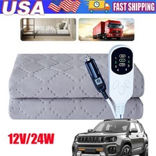 Heated Car Blanket 12V Electric Blanket for Car Truck SUV Portable Heated Throw