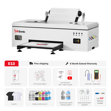 InkSonic L1800 A3+ 13/33cm DTF Printer+Oven+L...