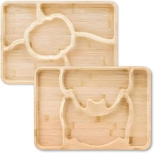 2Pack Bamboo  Charcuterie Boards, 15"x10.5" Hidden Bat&Pumpkin Design