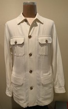 LORO PIANA  2200 100 Linen Drawstring Jacket  New With tags