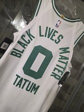 Jayson Tatum 2019-20 Boston Celtics Social Justice Authentic Jersey Size 40+2