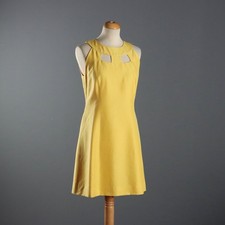 Monica Bolzoni Abito Vintage Shantung di Seta Taglia 42 Anni 80 Originale