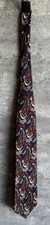 Vintage 1970s Gitman Bros Abstract Floral Paisley 100 Silk Handmade Neck Tie