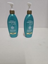 OGX Locking  Coconut Curls Air Dry Cream, No Parabens, 6 oz  2 