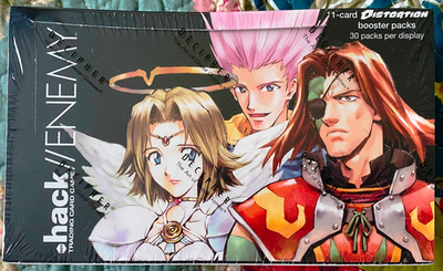 dot hack enemy booster box Dot Hack Enemy TCG Distortion Booster Box, NIB