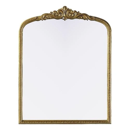 Elegant Decor Naomi Vintage Resin Mirror 33X42 in Antique Brass - Picture 1 of 7