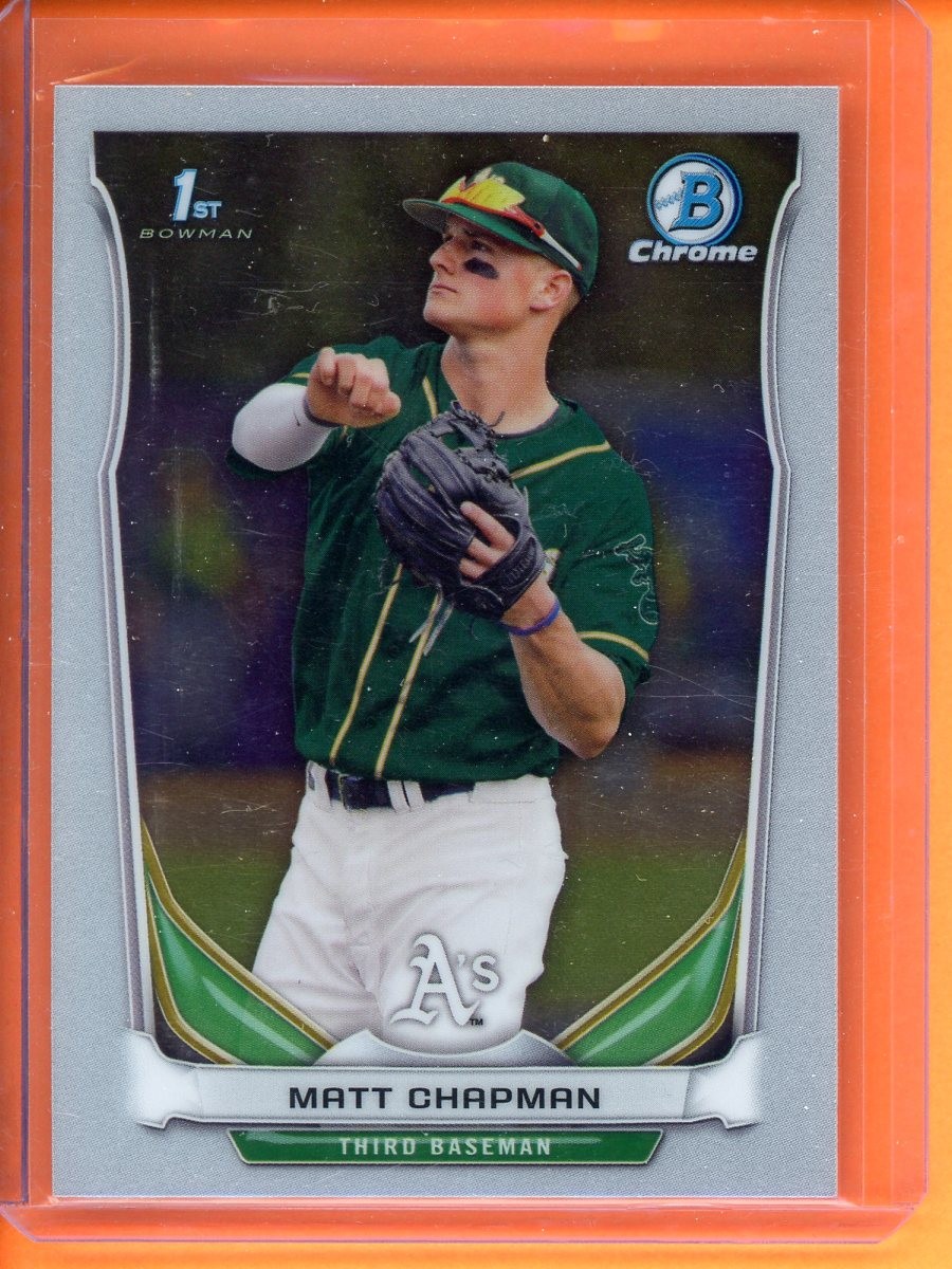 Matt Chapman Chrome 1st 2014 Bowman Draft #CDP21