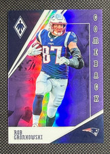 2019 Panini Phoenix Comeback Purple /149 Rob Gronkowski #4 New England Patriots 