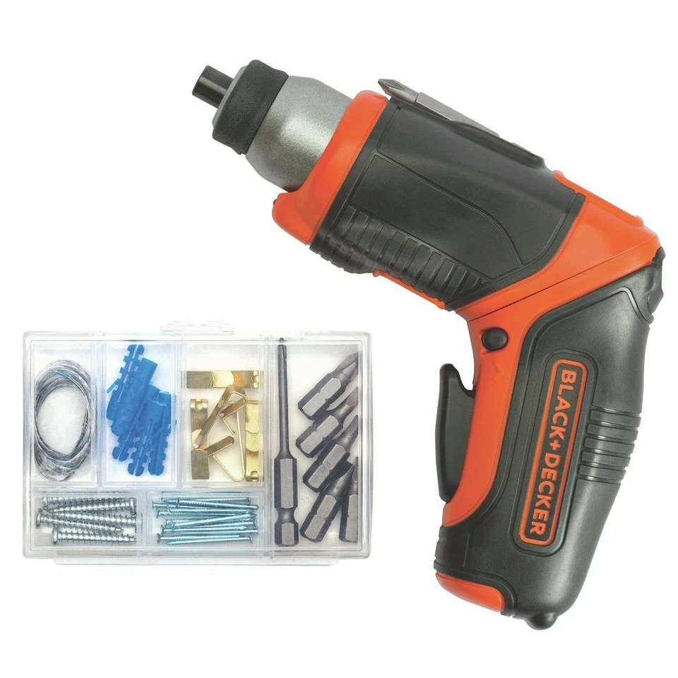 Black & Decker 4V MAX Cordless Pivot Screwdriver, 19" & 12" Tool Box Bundle New - Image 2 of 4