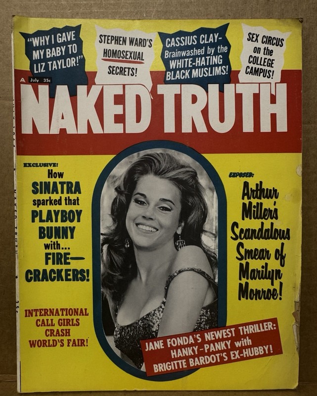 Naked Truth Vol 1 No 1 July 1964 Jane Fonda Sinatra Cassius Clay Magazine
