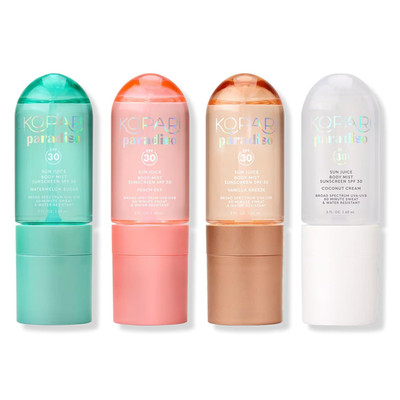 Paradiso Sun Chaser SPF 30 Set | 4-Piece Sun Juice Body Mist Sunscreen SPF 30 Ki