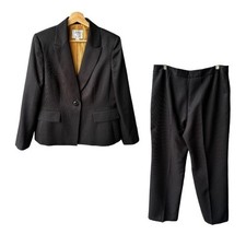 Collections for Le Suit Womens Pants Blazer Texture Business Preppy Office Sz 12