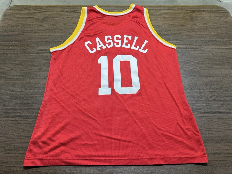 VTG Sam Cassell Houston Rockets Champion NBA Basketball Jersey - Sz. 48 - Image 4 of 4