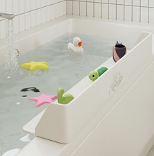 Original PlayPad, Bathtub Splash Guard Play Shelf - Toy Tray Caddy Holder Sto...