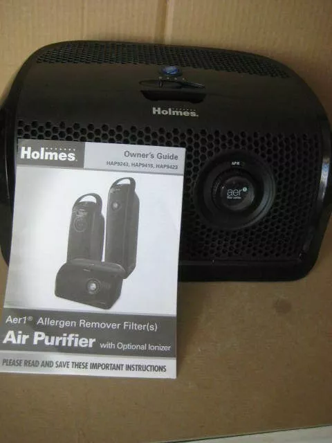Holmes Desktop True HEPA Type Air Purifier with Optional Ionizer HAP9243
