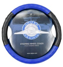 United Pacific Black Blue 18 Steering Wheel Cover For Peterbilt Kenworth United Pacific Black Blue 18 Steering Wheel Cover For Peterbilt Kenworth