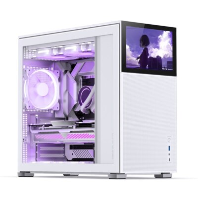 6970620552606 Jonsbo D41 MESH Screen ATX Gehäuse, Tempered Glass - weiß Jonsbo