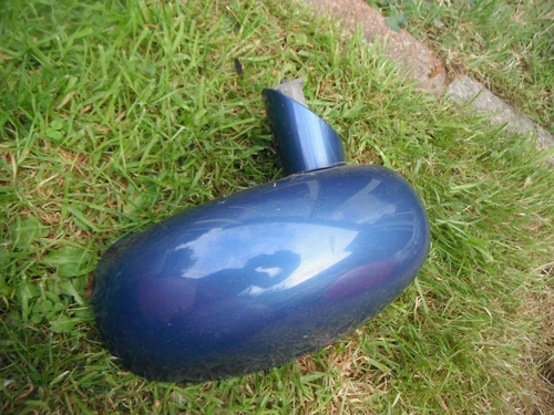 AUDI TT 8N NEAR/LEFT SIDE DOOR WING MIRROR COMPLETE BLUE LZ5W