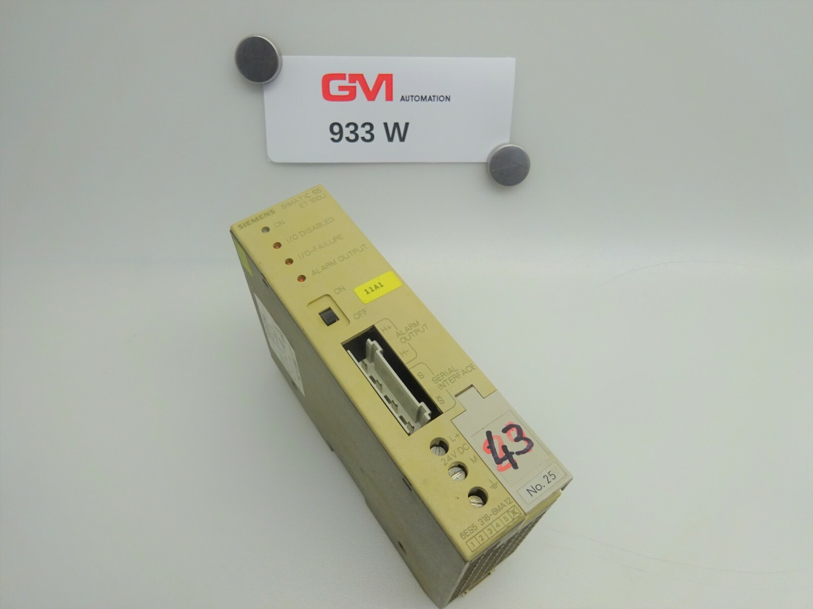 Siemens Connection 6ES5 318-8MA12 Simatic S5 ET 100U E-Stand 6