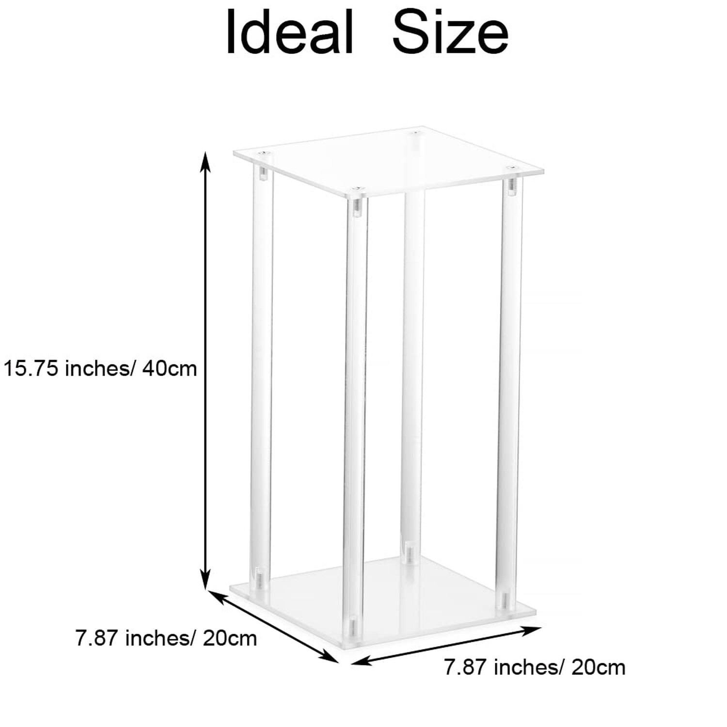 Acrylic Vases Wedding Centerpieces for Tables - 10 Pcs Clear Column Flower St...