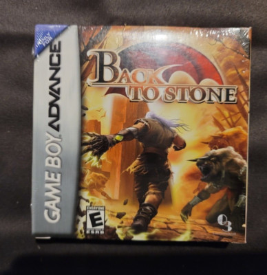 Back to Stone for Nintendo GameBoy Advance Brand New Factory Sealed Mint